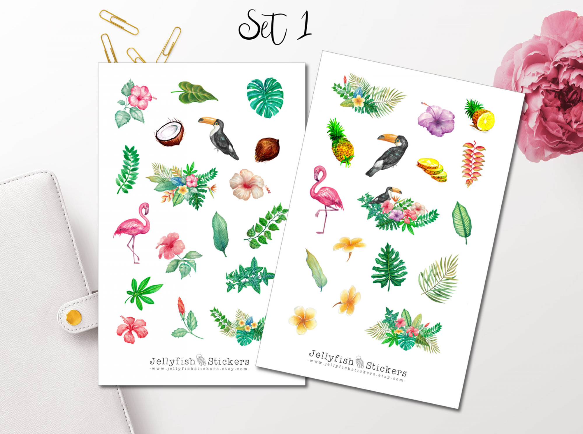 Sommer Sticker Set